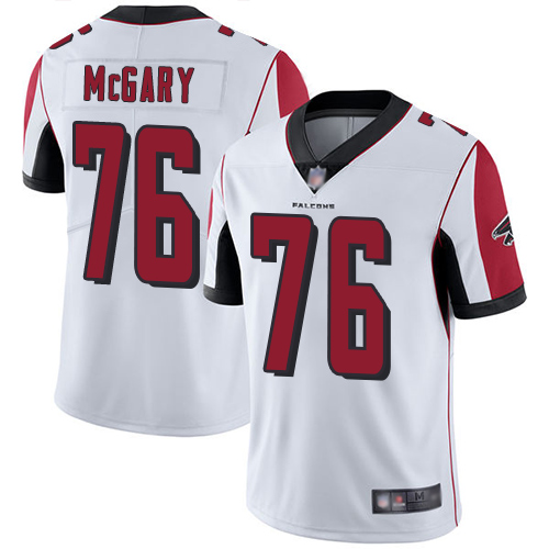 Atlanta Falcons Limited White Men Kaleb McGary Road Jersey NFL Football #76 Vapor Untouchable